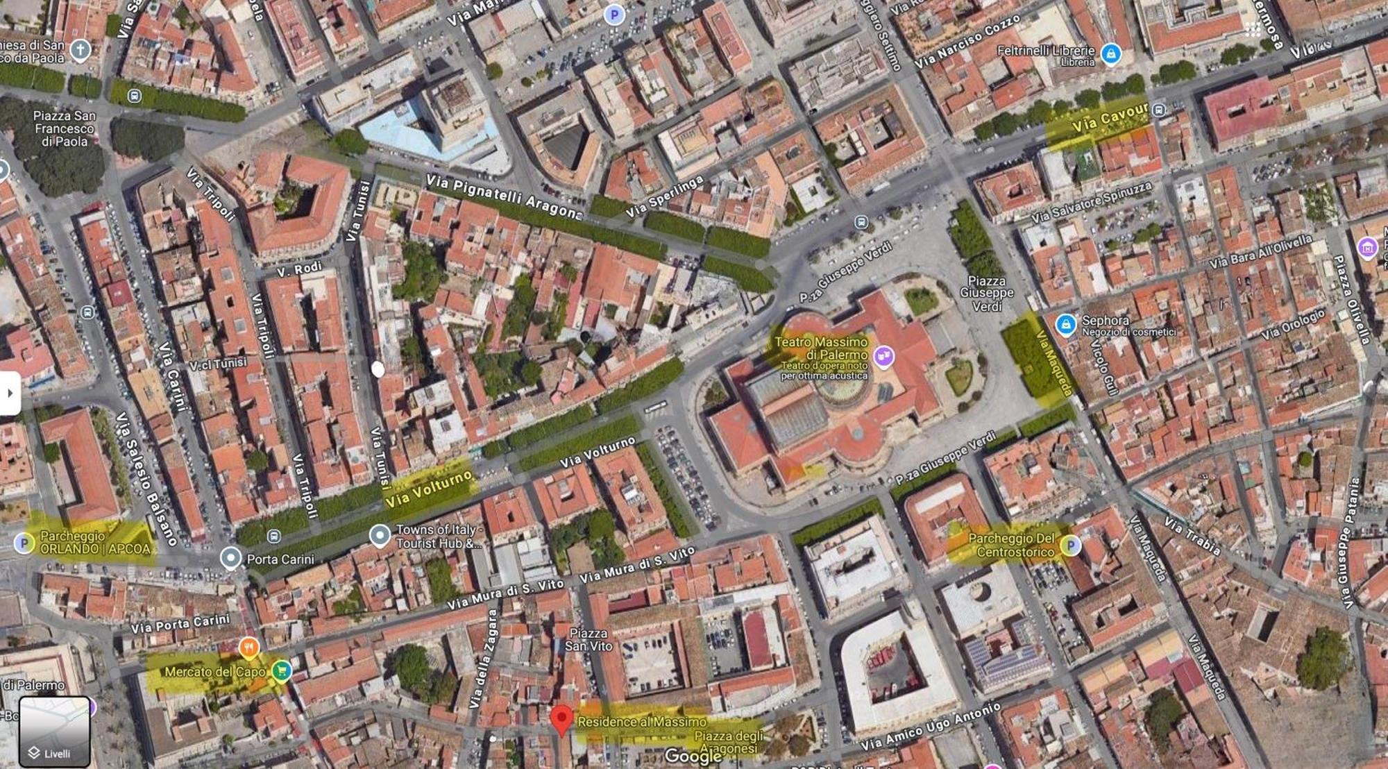 Appartamenti-Residence Al Massimo Palermo Exteriör bild